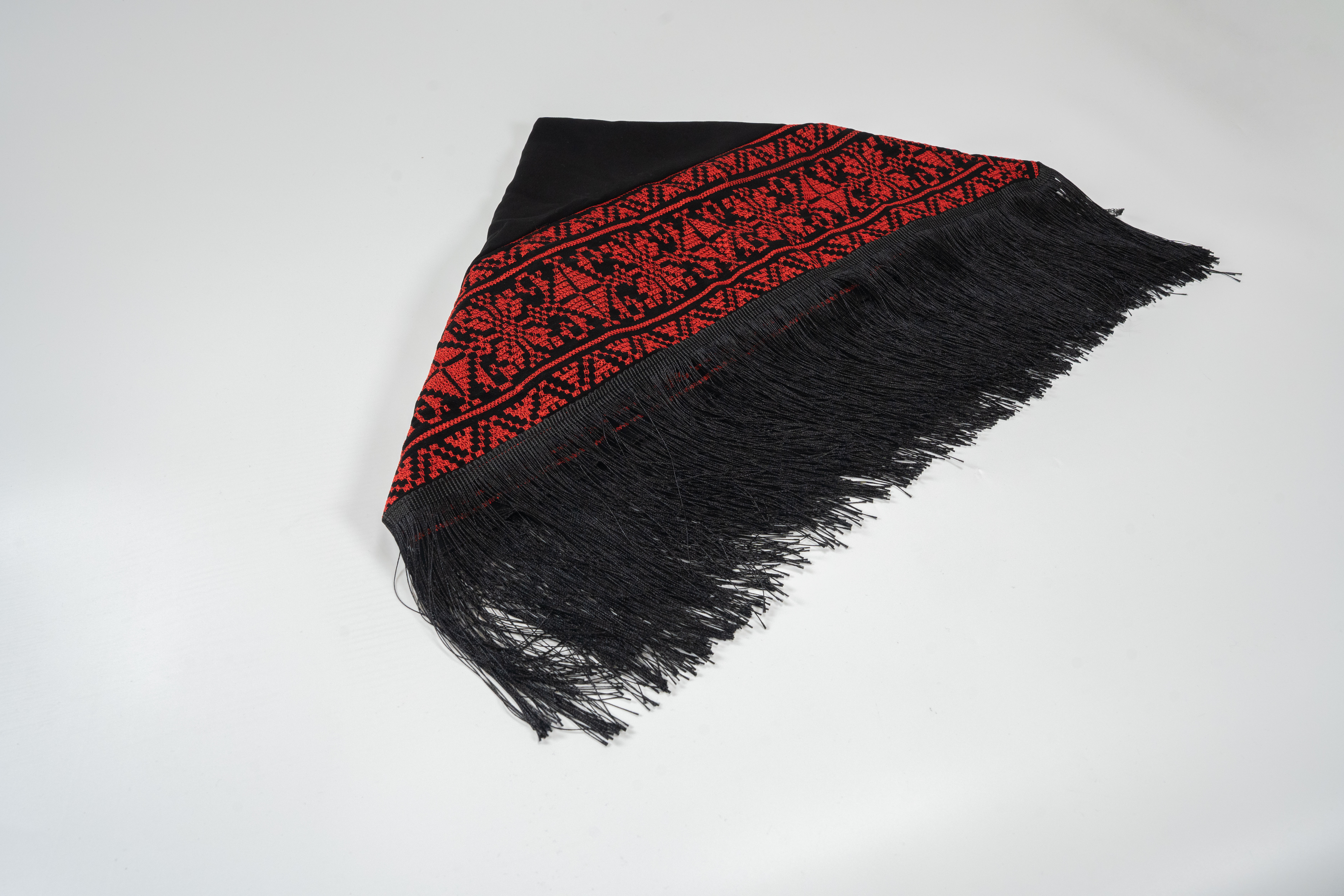 Embroidered Scarf and Jerusalem Wallet
