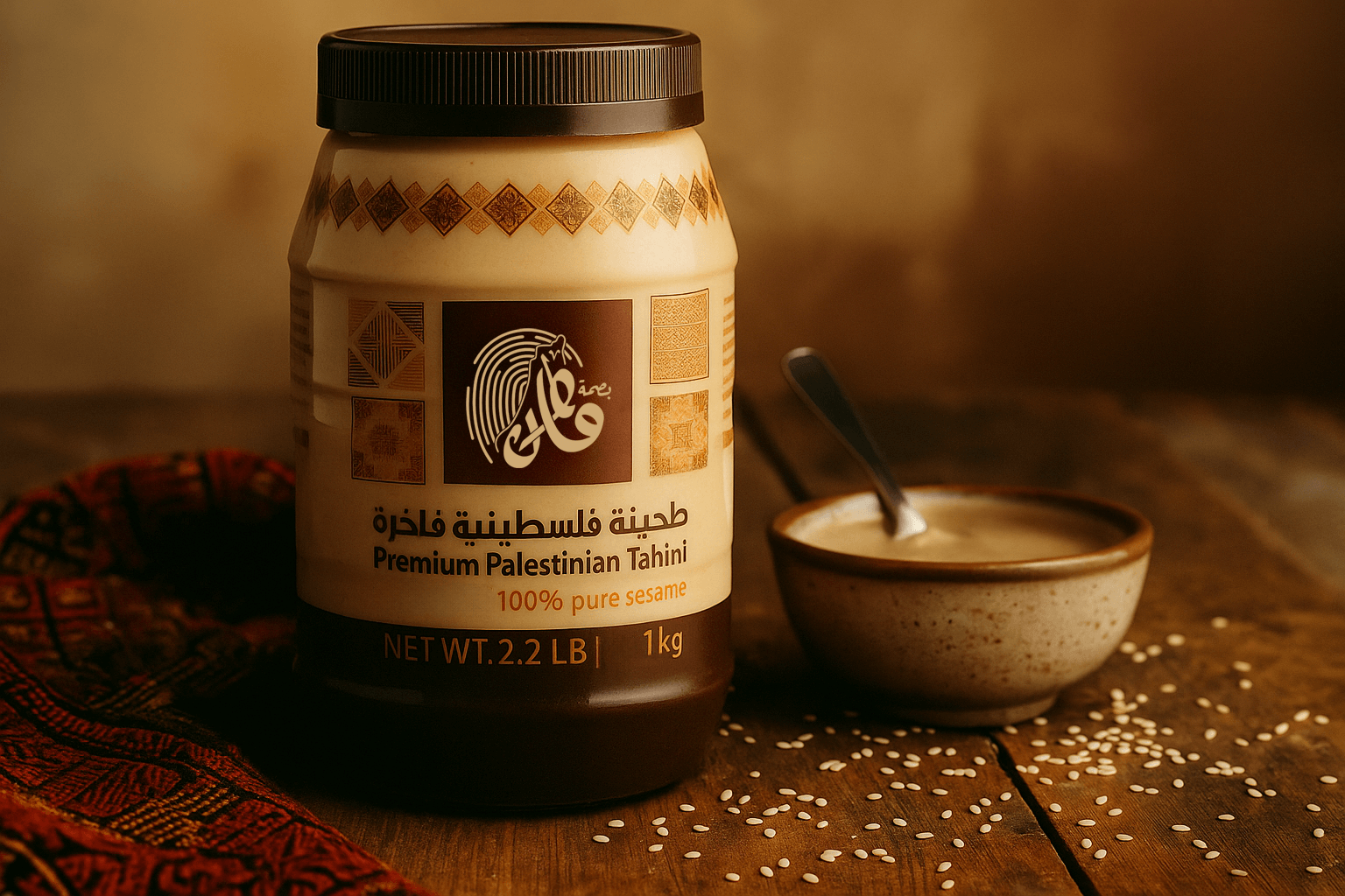 Premium Palestinian tahini 2 lb / 900 g